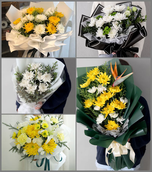 广东江门市开平市月山镇金居村白事花束代送
